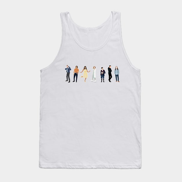 Umbrella Siblings Tank Top by RockyCreekArt